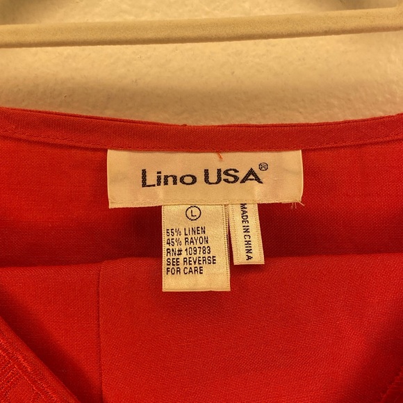 Lino Linen Red Outfit - Picture 7 of 8